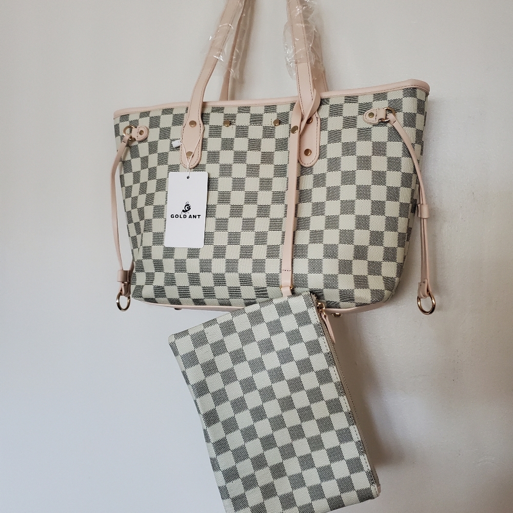 Bundle Gold Ant tote bag, zipper pouch & wallet